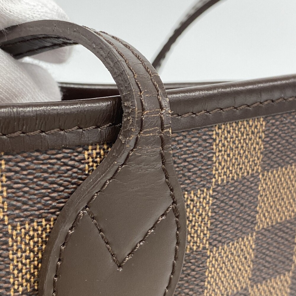 LOUIS VUITTON Brown Damier Neverfull MM Tote Bag - Picture 8 of 13